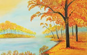 Automne au bord du Lac